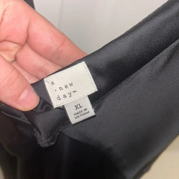 a new day Black Satin Dress - Picture 2 of 3